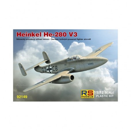 Maquette avion RS MODELS 92149 HE-280 WITH HES 1/72