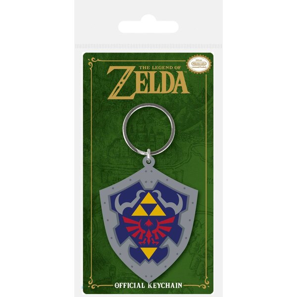 Porte-clé Pyramid international Legend of Zelda porte-clés caoutchouc  Hylian Shiel