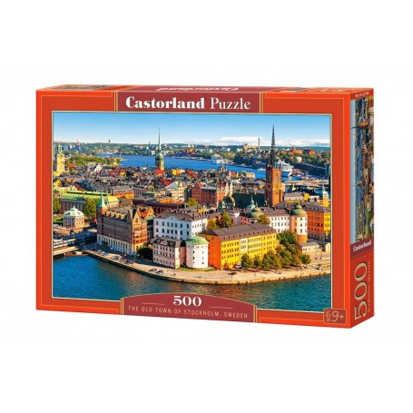  Puzzle La vieille ville de Stockholm, Suède