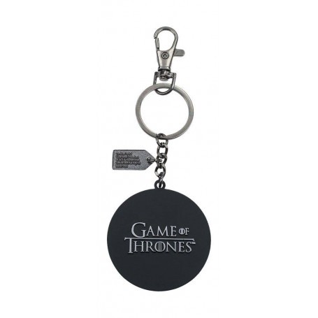  Le Trône de Fer porte-clés métal Targaryen Silver Logo