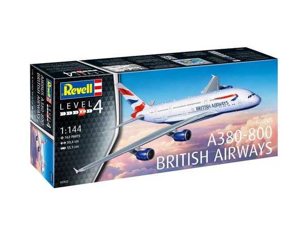 Maquette Revell A380-800 British Airways 1/144-1/144 - Maquette d'avio