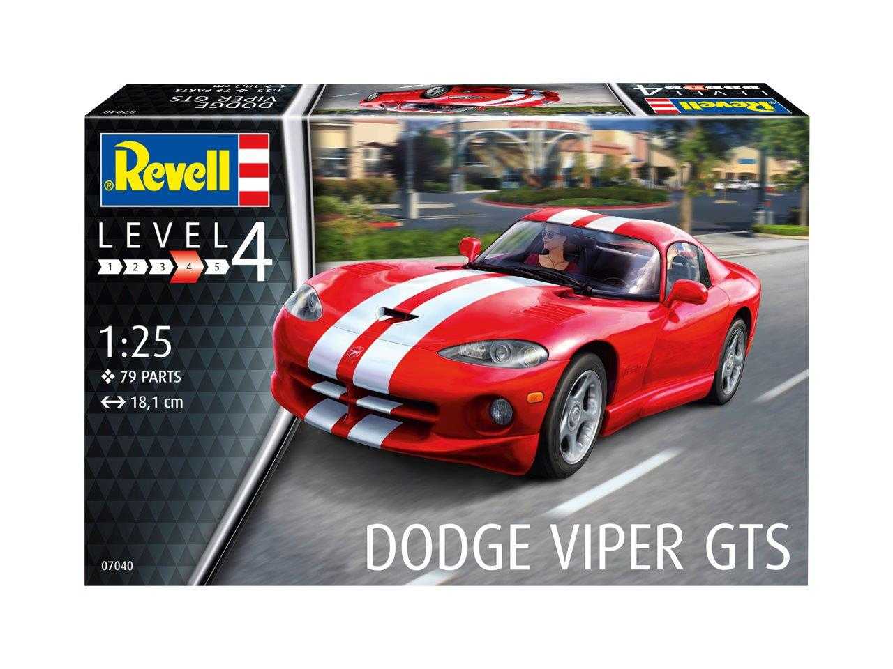Maquette Revell Dodge Viper Gts 1/25- 1/25 - Maquette de voiture