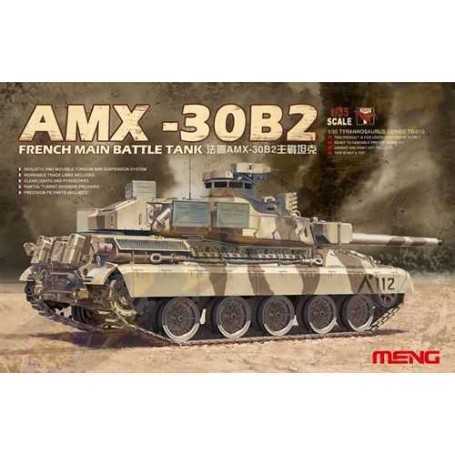 Maquette AMX-30B2 français char de combat principal