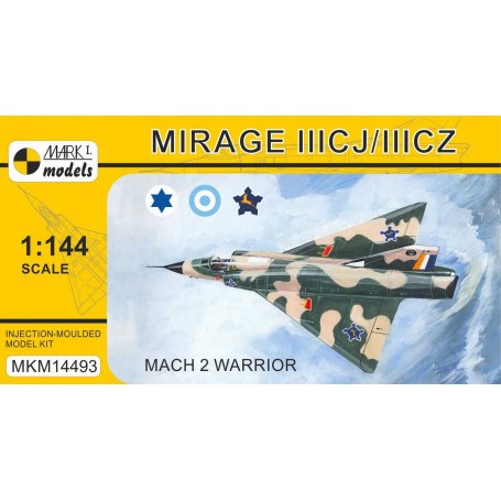 Maquette avion Dassault Mirage IIICJ / CZ 'Mach 2 Warrior' (AF israélien, argentin et sud-africain) Le chasseur à réaction Mirag