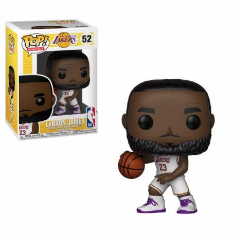 Figurines Pop NBA POP! Sports Vinyl Figurine LeBron James White Uniform (Lakers) 9 cm