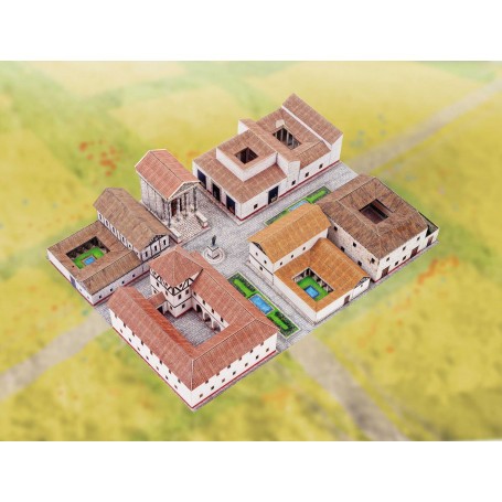 Maquette carton Village romain