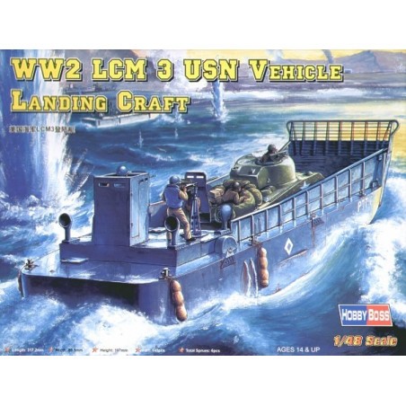 Maquette Péniche de débarquement LCM III USN 