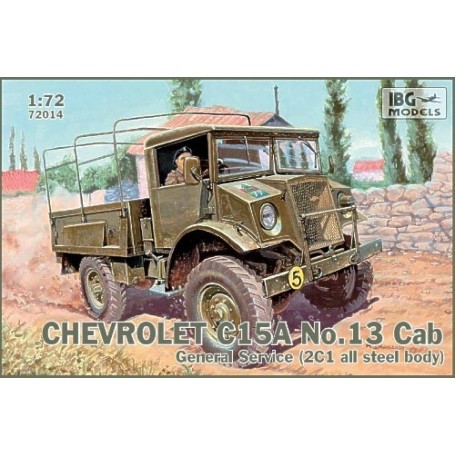 Maquette militaire Chevrolet C15A No.Cab 13 General Service (2C1 caisse en acier)