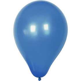  Happy Moments Ballons, bleu foncé, d: 23 cm, rond, 10pièces- - Articl
