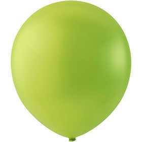 Happy Moments Ballons, vert citron, d: 23 cm, rond, 10pièces- - Artic