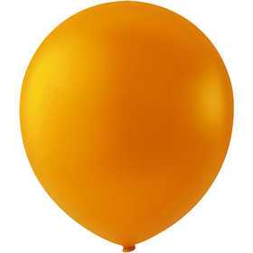  Happy Moments Ballons, orange, d: 23 cm, rond, 10pièces- - Articles d