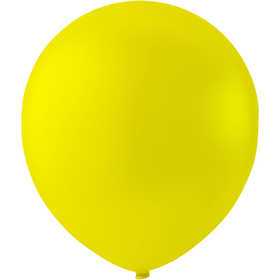  Happy Moments Ballons, jaune, d: 23 cm, rond, 10pièces- - Articles de
