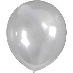  Happy Moments Ballons, transparent, d: 23 cm, ronds, 10pièces- - Arti