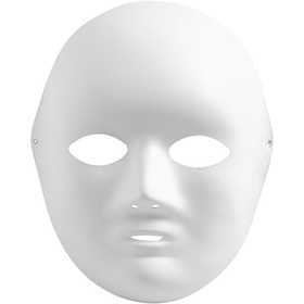  CC Hobby Masque visage, h: 22 cm, l: 17 cm, 10pièces- - Masques