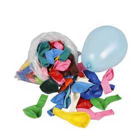  Happy Moments Ballons, Couleurs assorties, d: 23 cm, Ronds, 100pièces