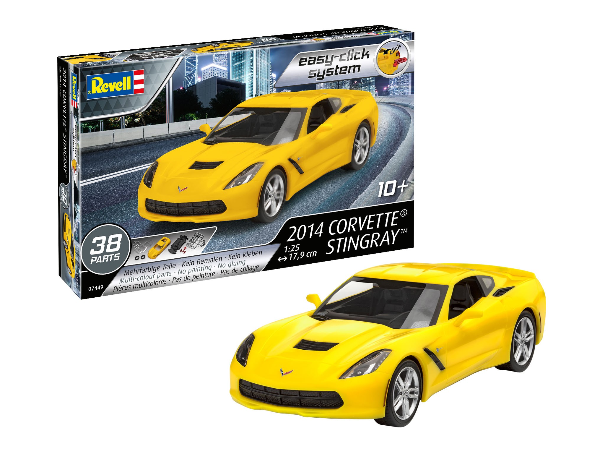 Maquette Revell 2014 Corvette Stingray 1/25- 1/25 - Maquette de voitu