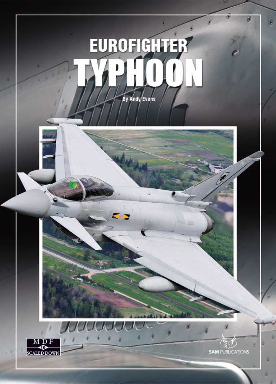  SAM Publications Livre MDFSD10 Eurofighter EF-2000 Typhoon de Andy Ev
