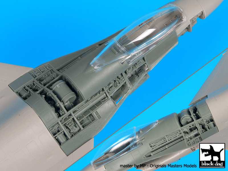  Black Dog Lockheed-Martin F-16C Electronics set 2 + canon (conçu pour