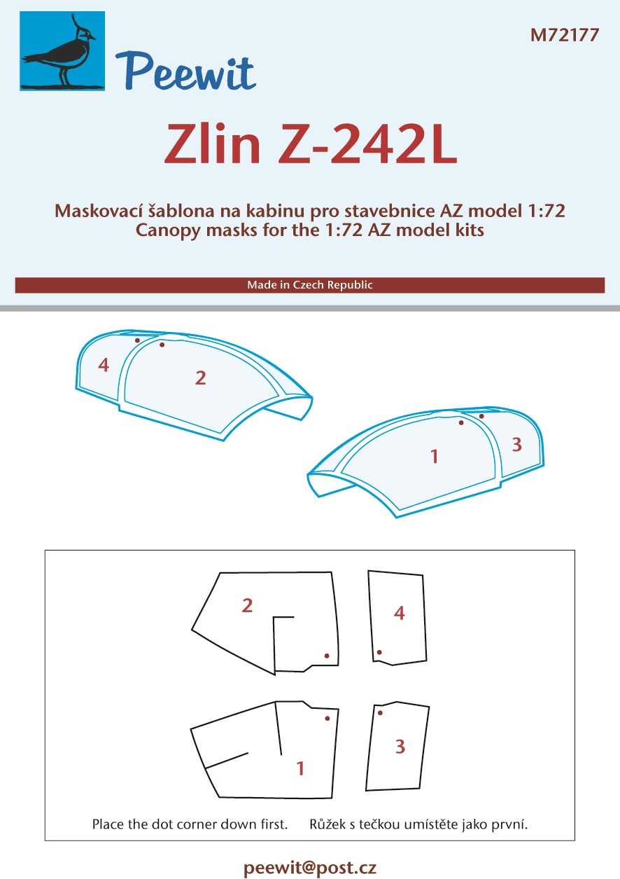  Peewit Zlin Z-242L (conçu pour être utilisé avec les kits de modèle A