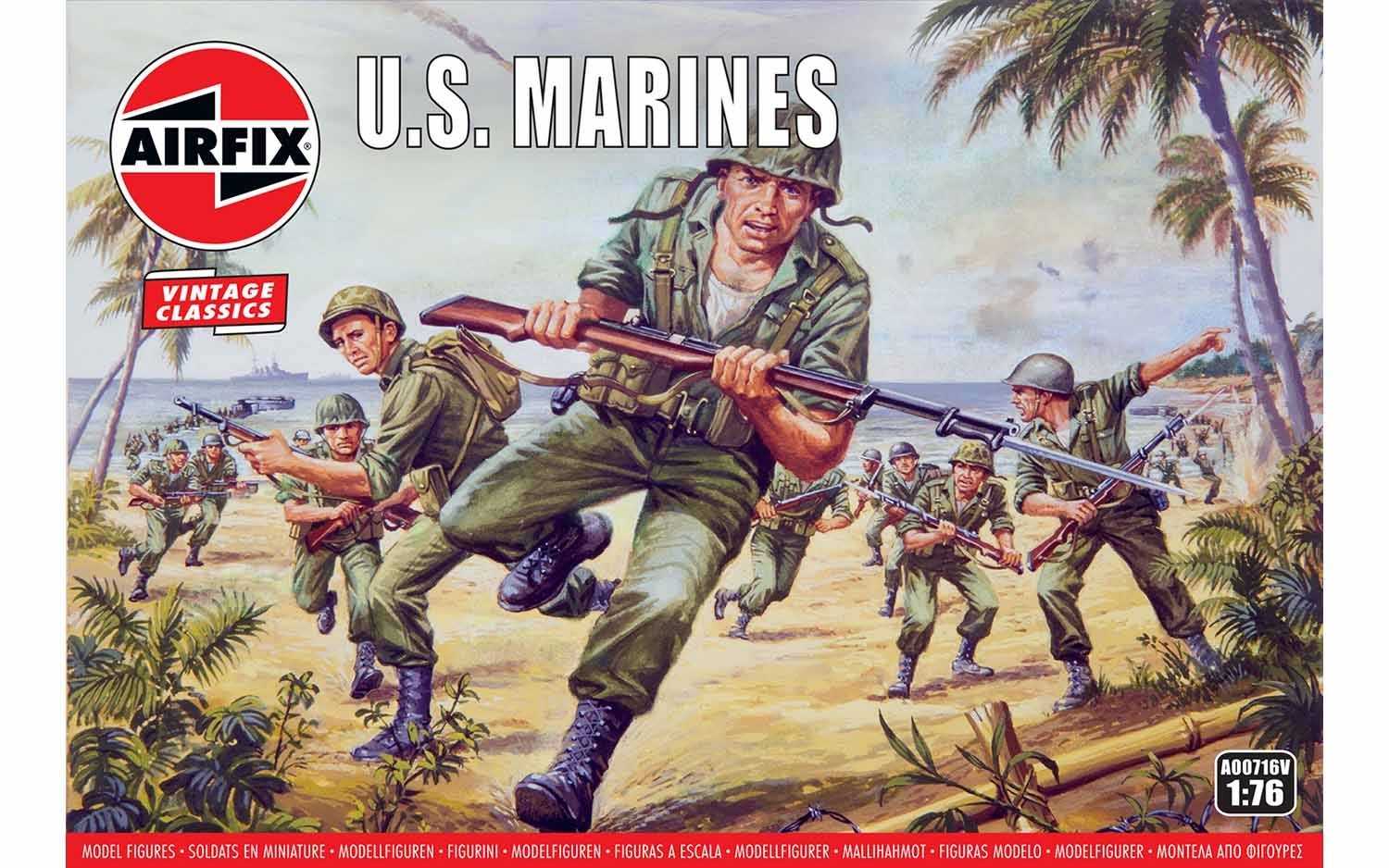 Figurines Airfix US Vintage Marines 'Vintage Classics series'- 1/76 -