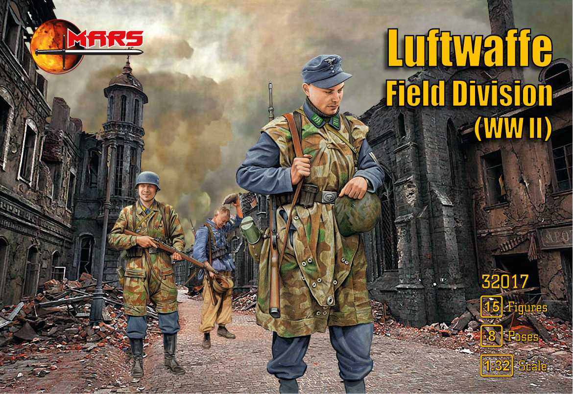 Figurines MARS Division de la Luftwaffe (Seconde Guerre mondiale)- 1/3