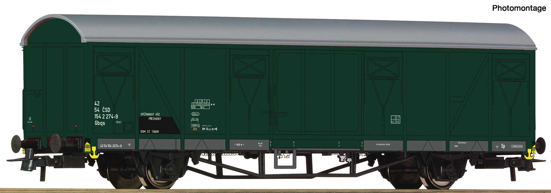  Roco-Fleischmann Boxcar, CD-H0 - Trains miniatures : matériel remorqu