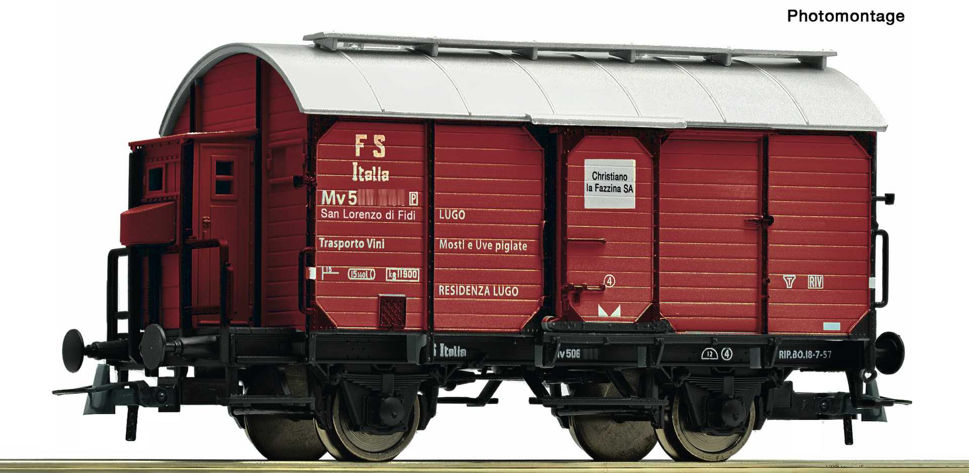  Roco-Fleischmann Wagon citerne à vin, FS-H0 - Trains miniatures : mat