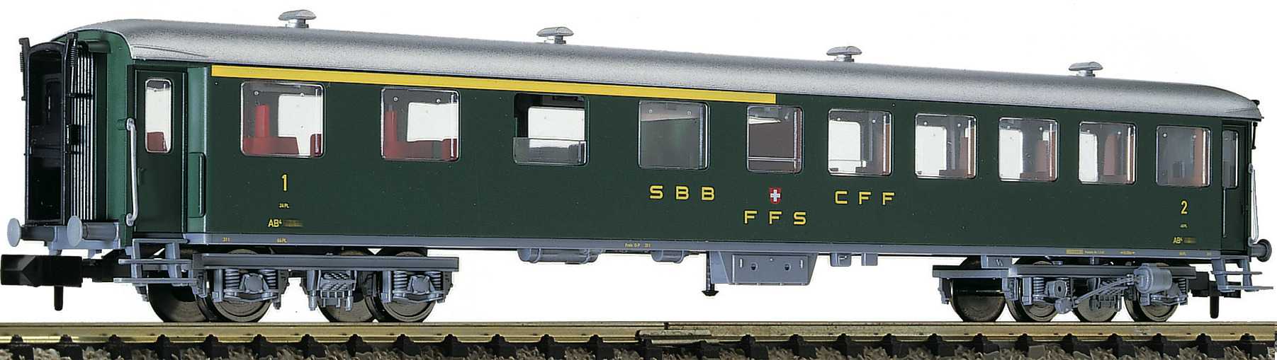  Roco-Fleischmann Autocars de train express 1ère / 2ème classe type AB
