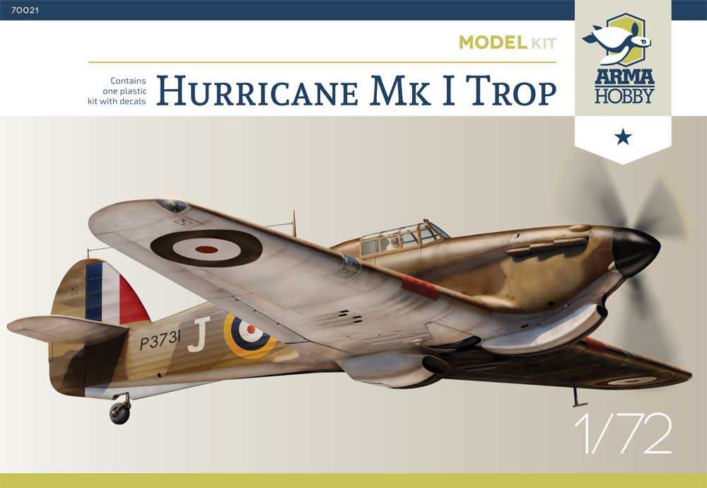 Maquette Arma Hobby Hawker Hurricane Mk.I Trop-1/72 - Maquette d'avion