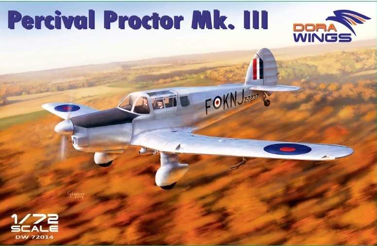 Maquette Dora Wings Percival Proctor Mk.III-1/72 - Maquette d'avion