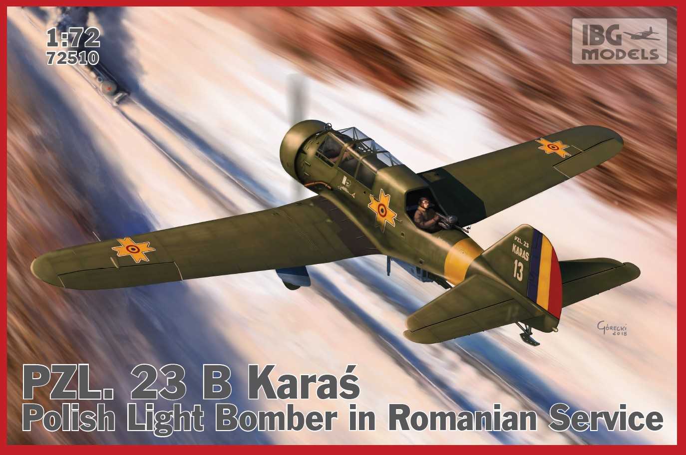 Maquette IBG PZL.23B Karas Roumain Service-1/72 - Maquette d'avion