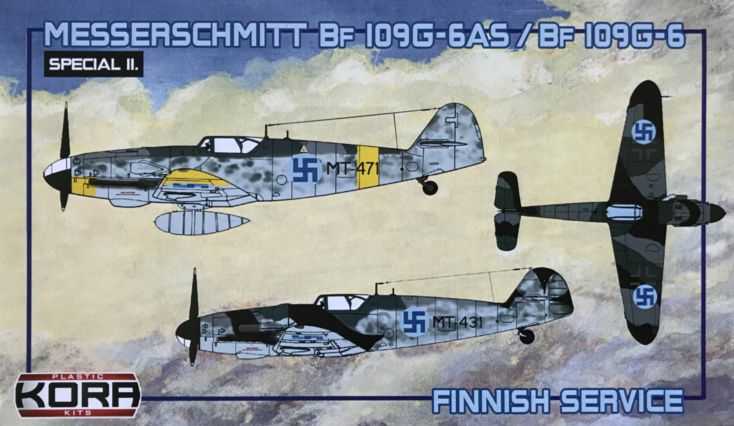 Maquette Kora Service finlandais Messerschmitt Bf-109G-6AS / G-6 (4x c