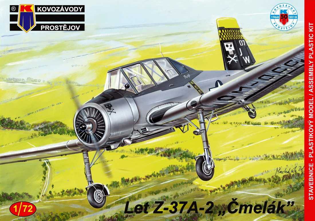 Maquette Kovozavody Prostejov Soit Z-37A-2 Cmelak deux places (Slova