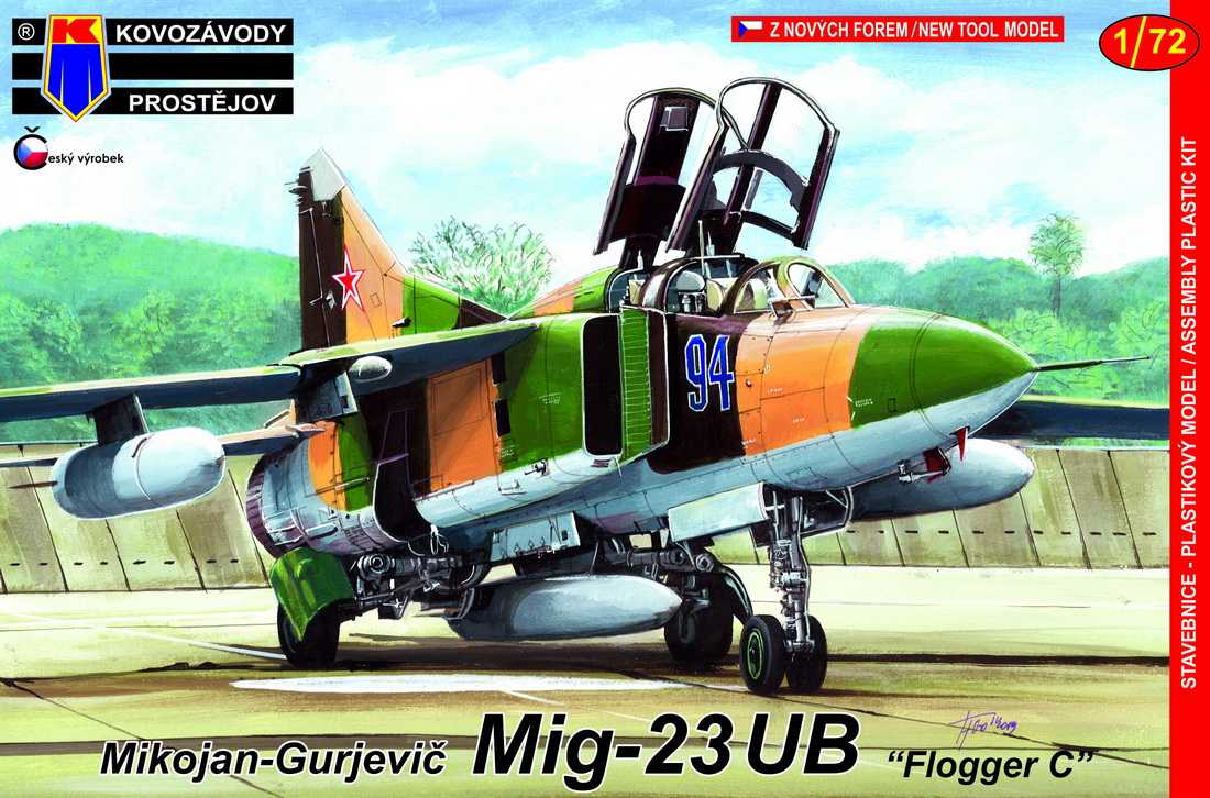 Maquette Kovozavody Prostejov Mikoyan MiG-23UB Flogger-C Soviétique e