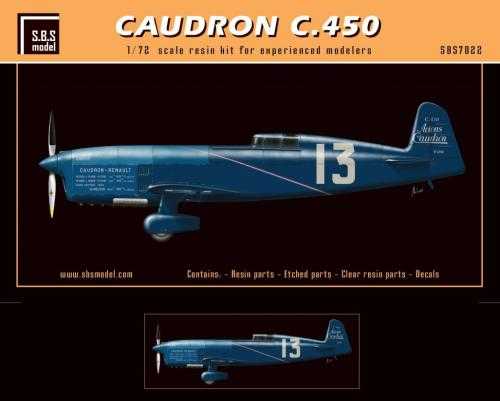 Maquette SBS Model Kit de résine complète Caudron C.450 1934-1/72 - Ma