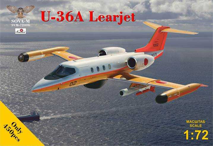 Maquette Sova-M Le kit Learjet U-36A comprend: & bullet;Feuille PE & b