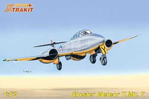 Maquette Xtrakit Gloster Meteor T.7 Comprend des décalques pour le vol
