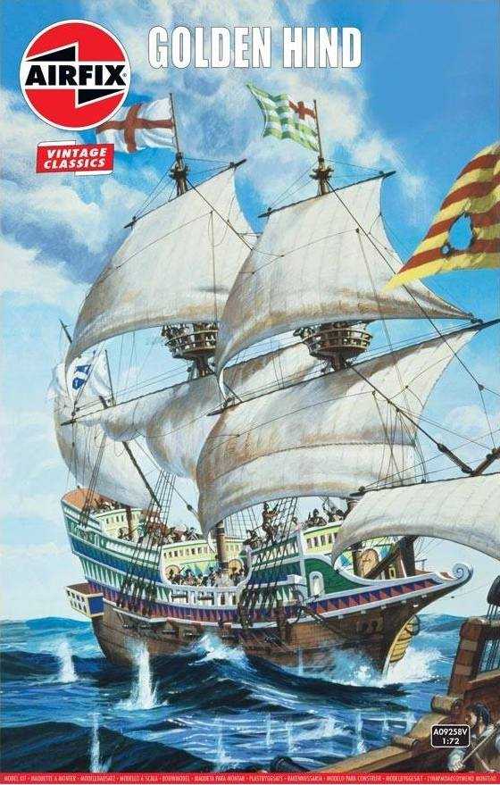 Maquette Airfix The Golden Hind 'Vintage Classic series' Le galion ang