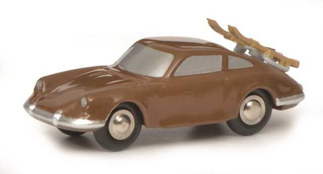 Miniature Schuco PORSCHE 356 SKI HOLIDAY-Piccolo - Miniature automob