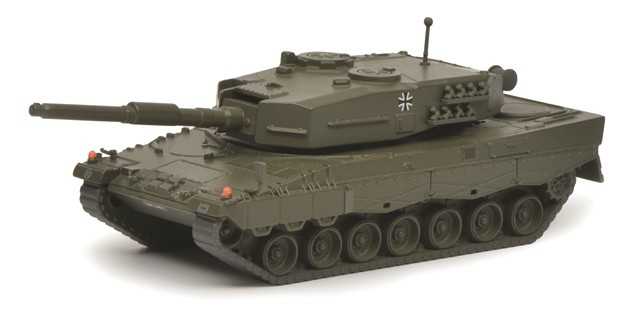  Schuco LEOPARD 2A1 TANK VERT- 1/87 - Miniature de véhicule militaire