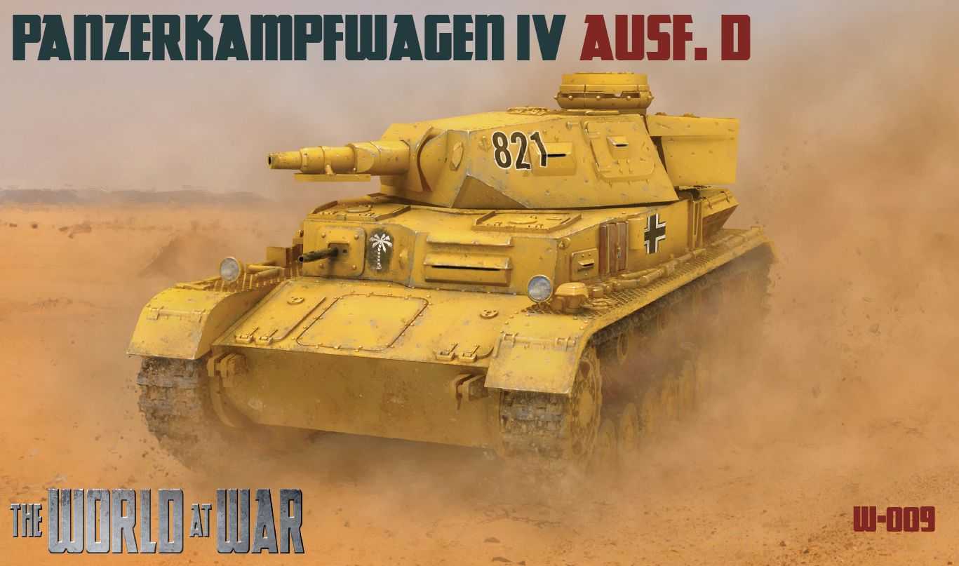 Maquette IBG Pz.Kpfw.IV Ausf.D La série Le monde en guerre.- 1/76 - M