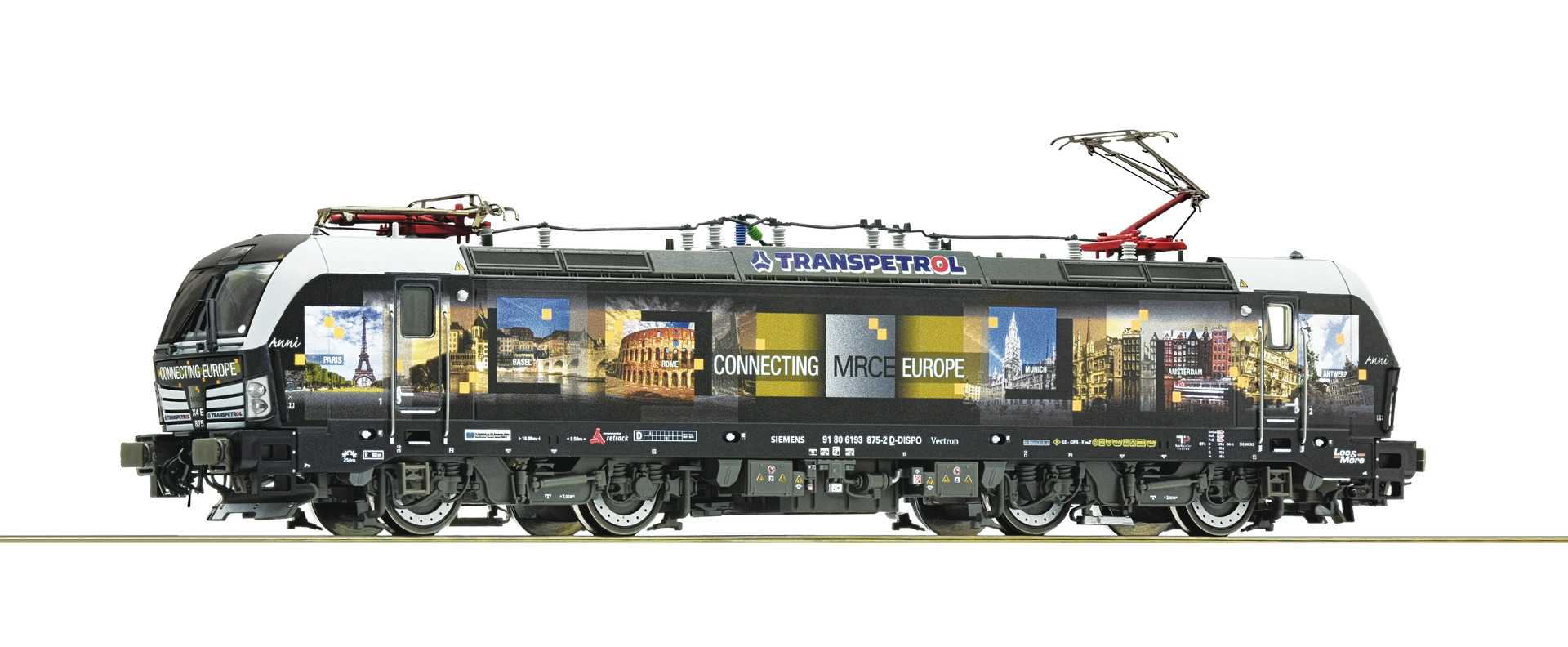  Roco-Fleischmann Locomotive électrique 193 875-2, MRCE-H0 - Trains mi