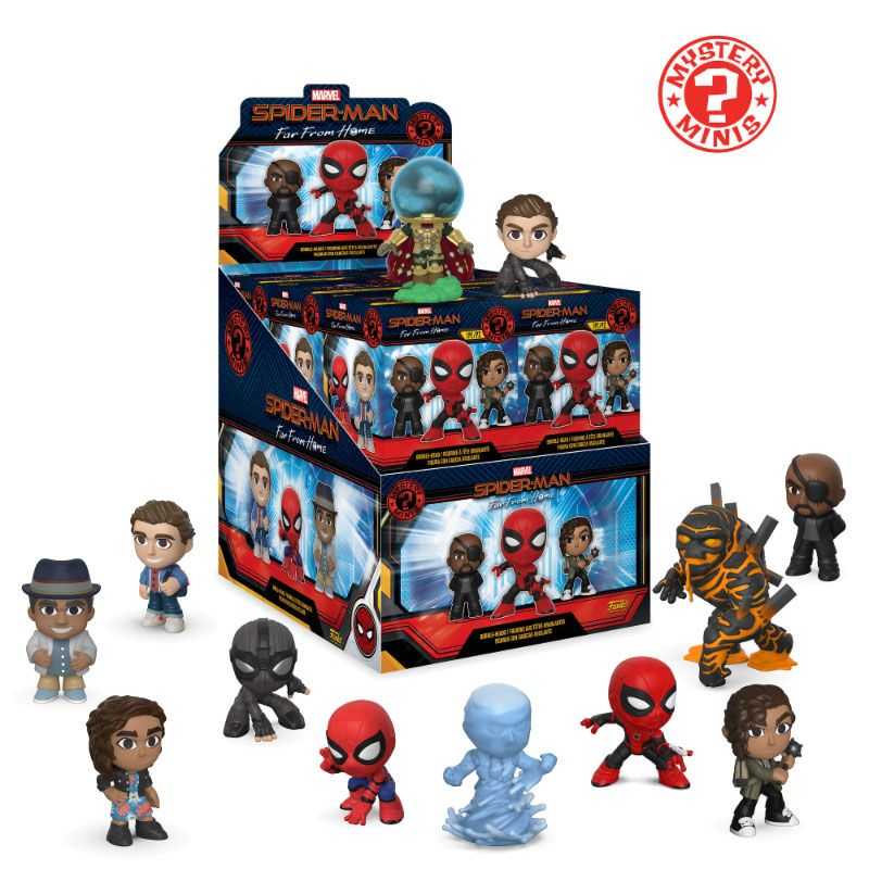  Funko Spider-Man: Far From Home présentoir figurines Mystery Minis 6 