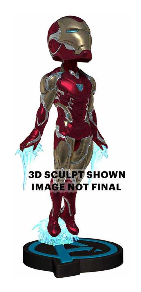  NECA Avengers: Endgame Head Knocker Iron Man 20 cm- - Bobble heads