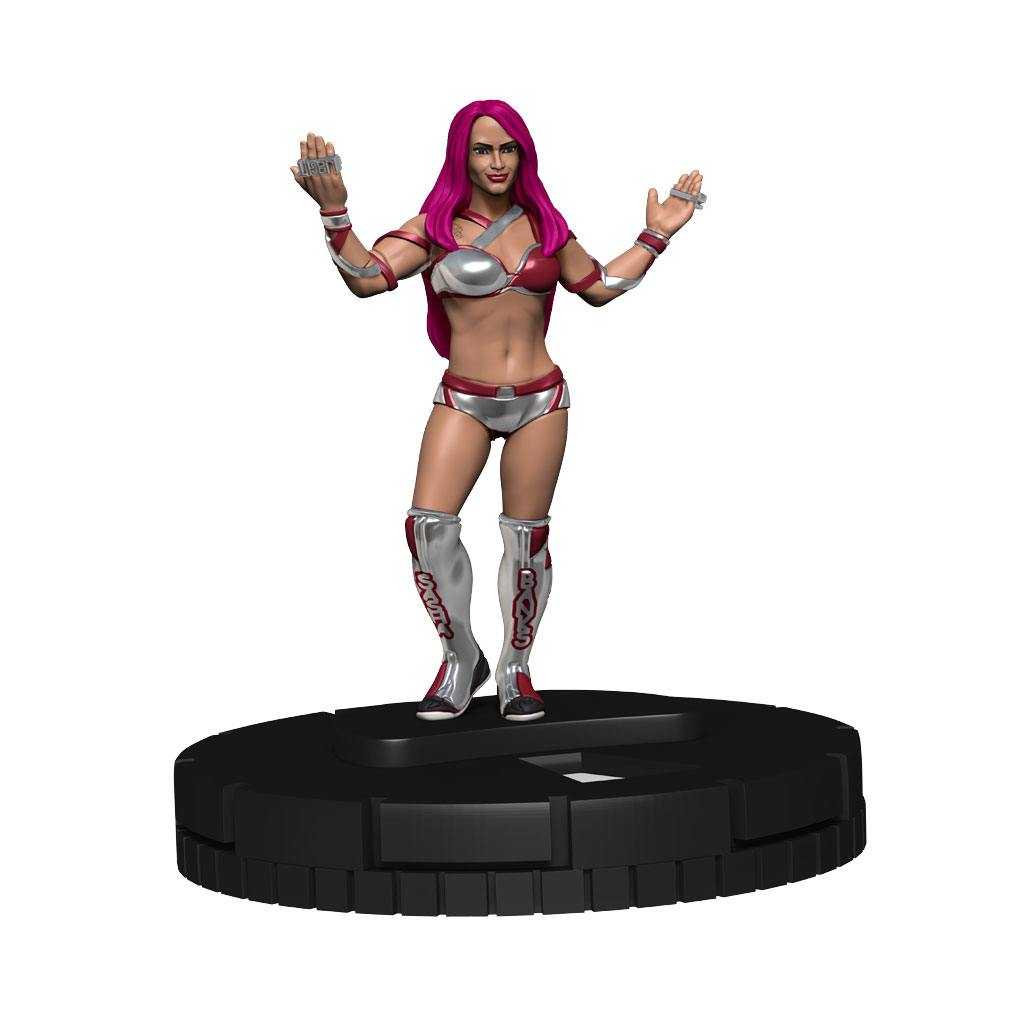 Jeux de figurines Wizkids WWE HeroClix miniature Sasha Banks- - Jeux d