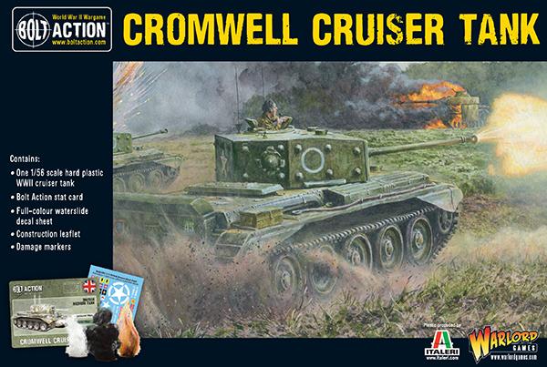 Jeux de figurines Warlord Games Cromwell Cruiser Tank- 28mm - 1/56 - J