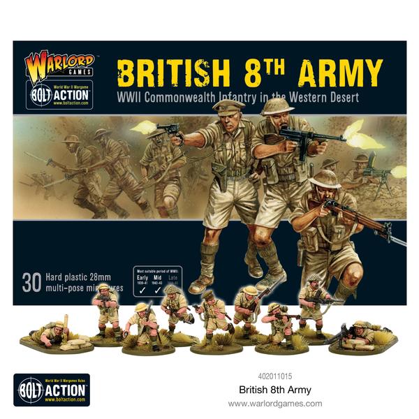 Jeux de figurines Warlord Games 8ème armée d'infanterie- - Jeux de fig