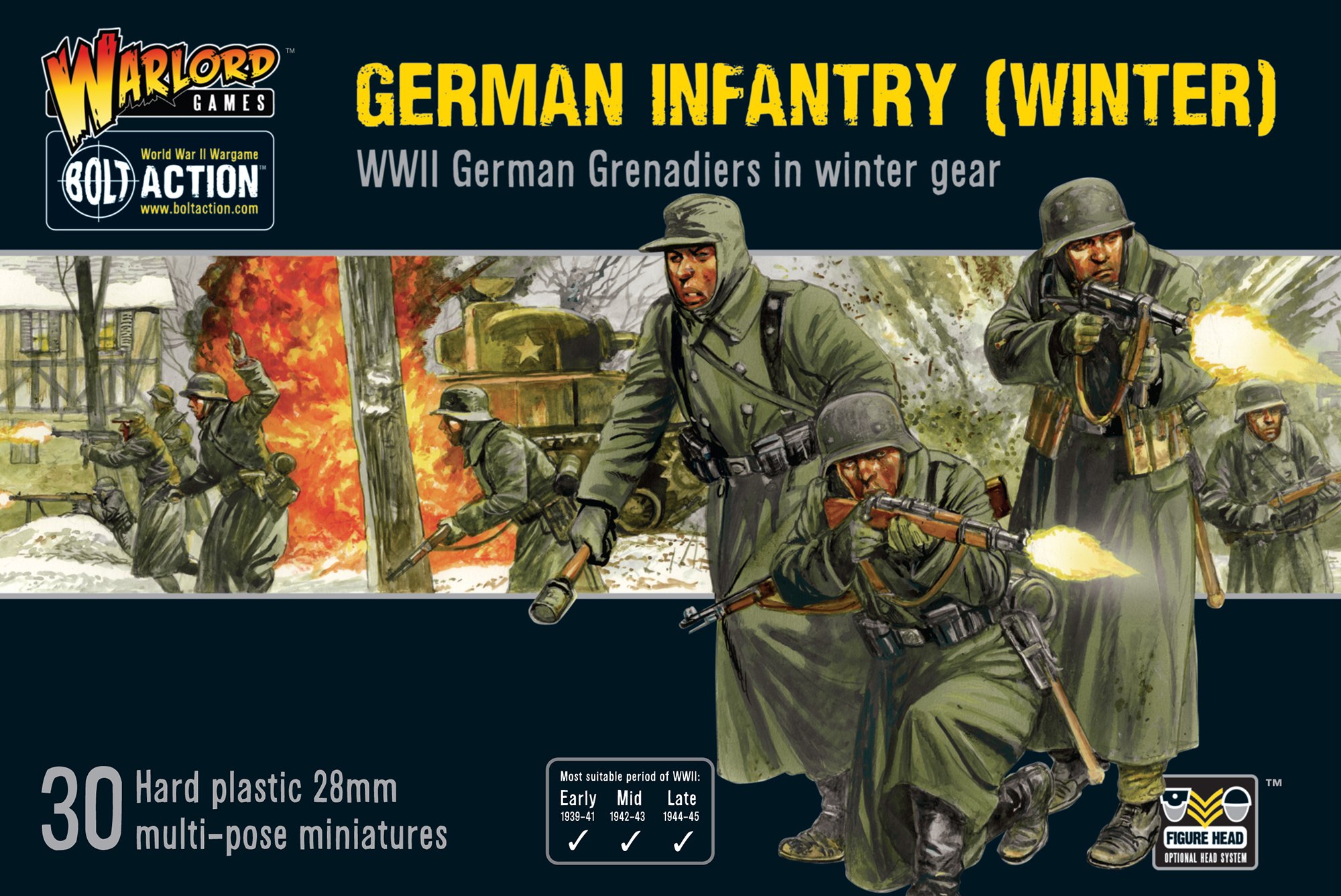 Jeux de figurines Warlord Games Infanterie allemande (hiver)- 28mm - 1