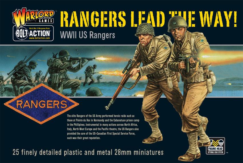 Jeux de figurines Warlord Games US Rangers- - Jeux de figurines : exte