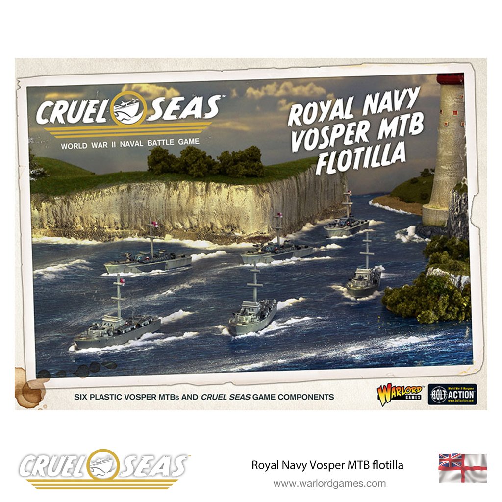 Jeux de figurines Warlord Games Flottille VTT Vosper de la Royal Navy-